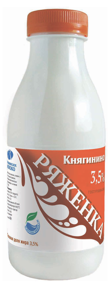 

Ряженка Княгинино 3,5% БЗМЖ, 430 г