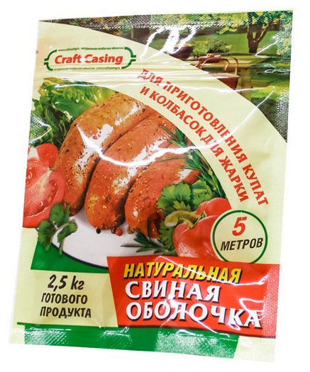 

Оболочка свиная Craft Casing натуральная 5 м