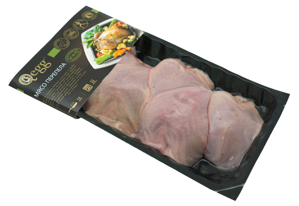 

Мясо перепела Qegg грудка охлажденная, 350 г