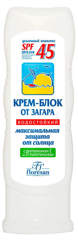 

Крем солнцезащитный Floresan SPF 45, 125 мл