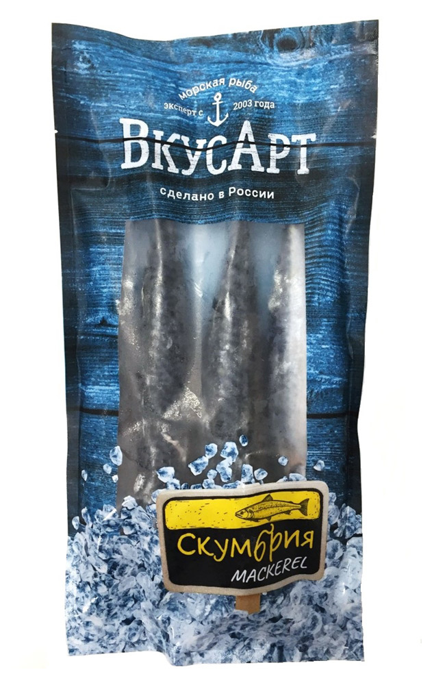 

Скумбрия замороженная Вкус Арт, 900 г