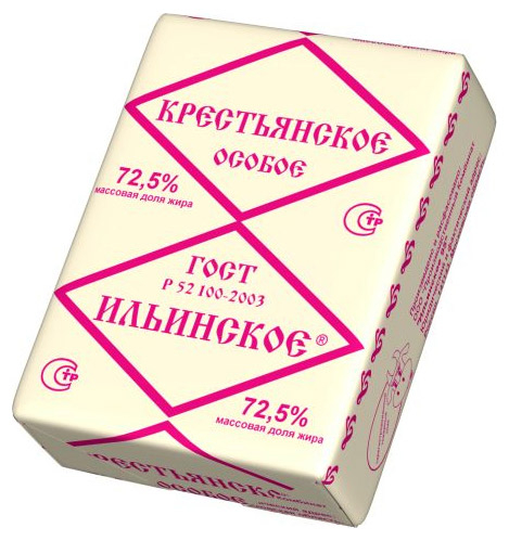 

Спред растительно-сливочный Ильинское крестьянское 72,5%, 185 г