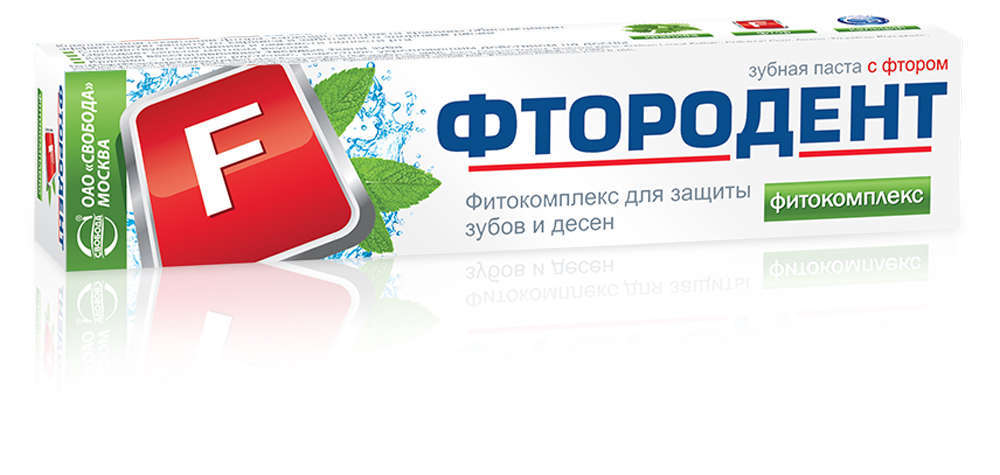 

Зубная паста Свобода Фтородент Фитокомплекс, 62 г