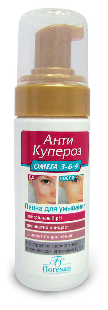 

Пенка для умывания Floresan Анти Купероз, 150 мл
