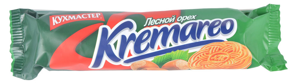 

Печенье КУХМАСТЕР Kremareo с лесным орехом, 100 г