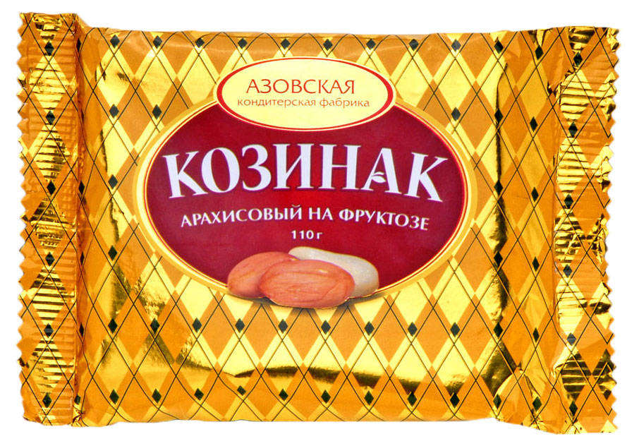 

Козинак арахисовый Азовская кондитерская фабрика на фруктозе, 110 г