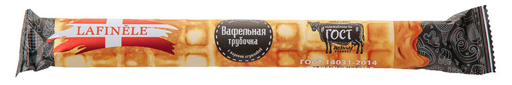 Изображение товара Трубочка вафельная Lafinele с вареной сгущенкой ГОСТ БЗМЖ, 70 г