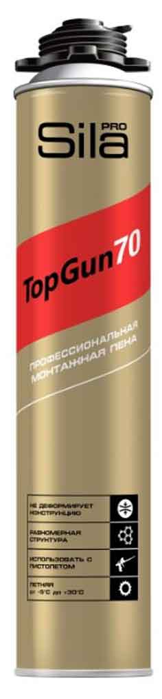 

Монтажная пена Sila Pro TopGun 70, 875 мл