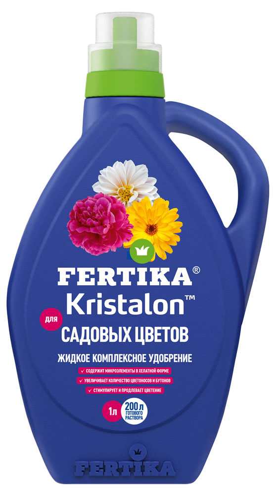 

Удобрение для садовых цветов Fertika Кристалон, 1 л