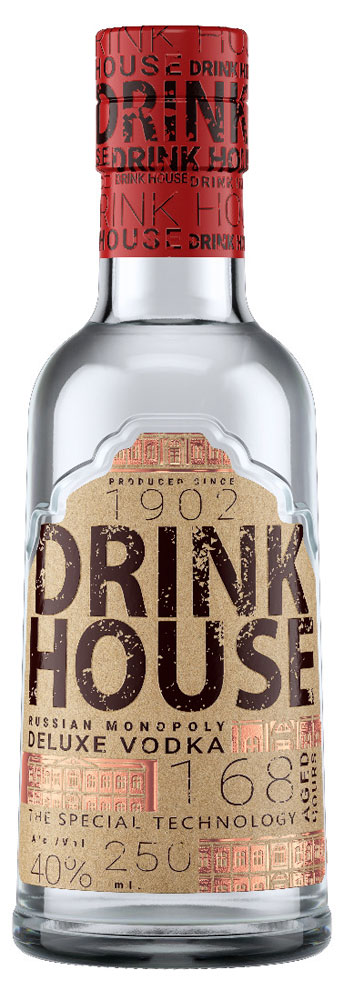 

Водка Drink House Deluxe Россия, 0,25 л