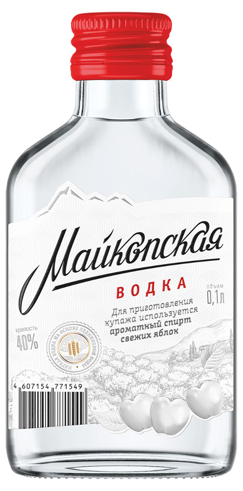 

Водка Майкопская Россия, 0,1 л