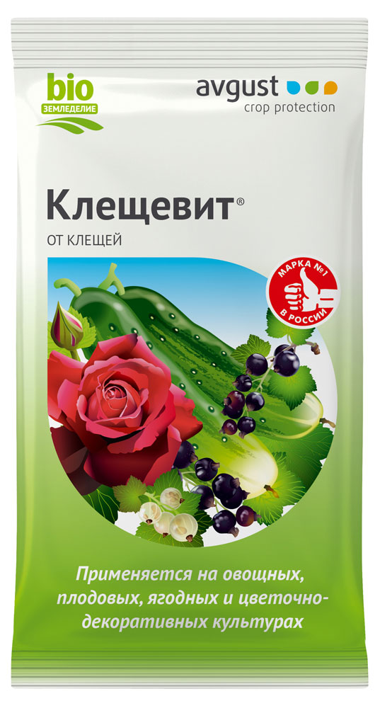 Изображение товара Биопрепарат от клещей Avgust Клещевит, 4 мл