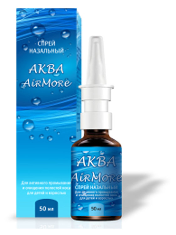 

Спрей для носа АКВА AirMore, 50 мл