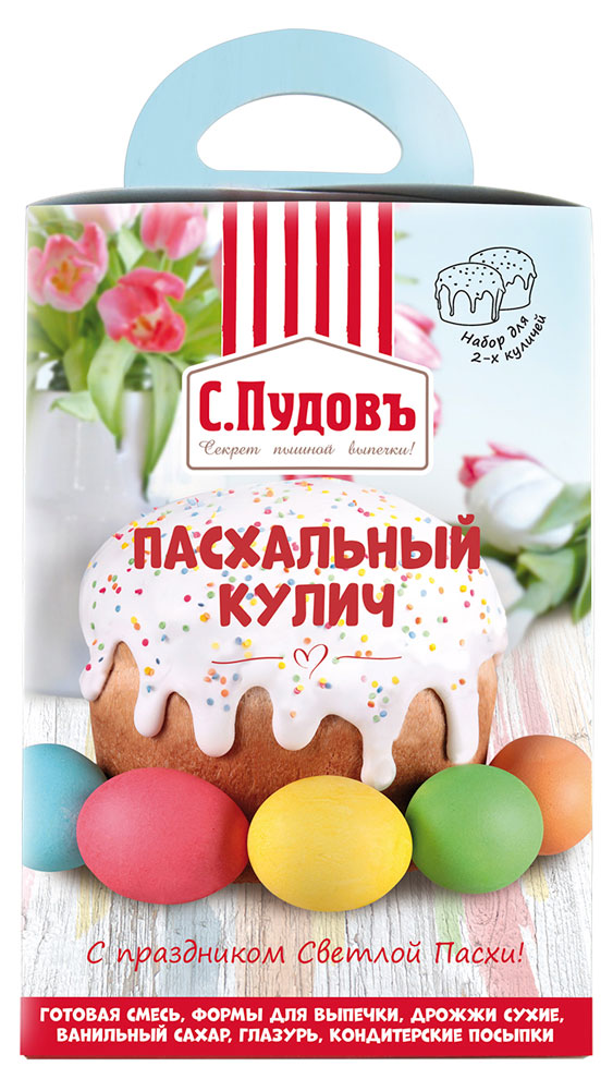 

Набор для выпечки С.Пудовъ Пасхальный кулич, 533 г