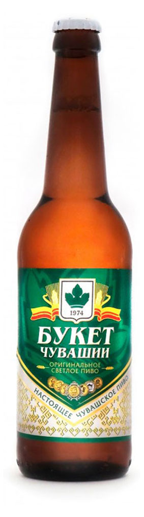 Изображение товара Пиво Букет Чувашии светлое фильтрованное 6,8% 450 мл