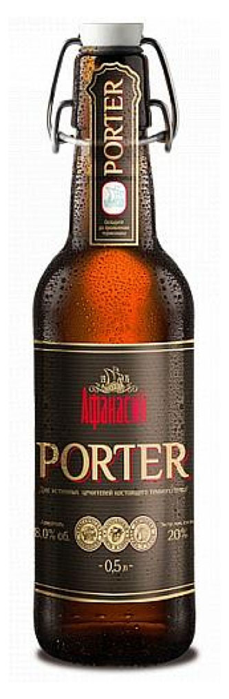 

Пиво Афанасий Porter темное, 8%, 0,5 л
