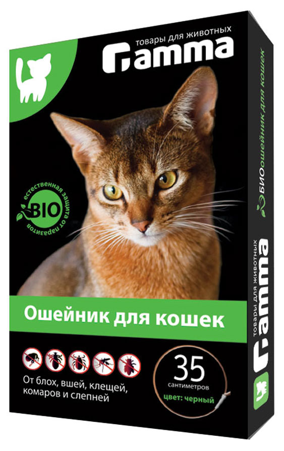 Изображение товара Ошейник для кошек Gamma био от внешних паразитов, 350 мм