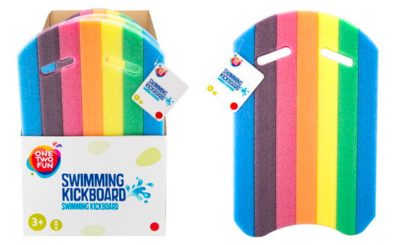 

Доска для плавания ONE TWO FUN, 48х30х3см