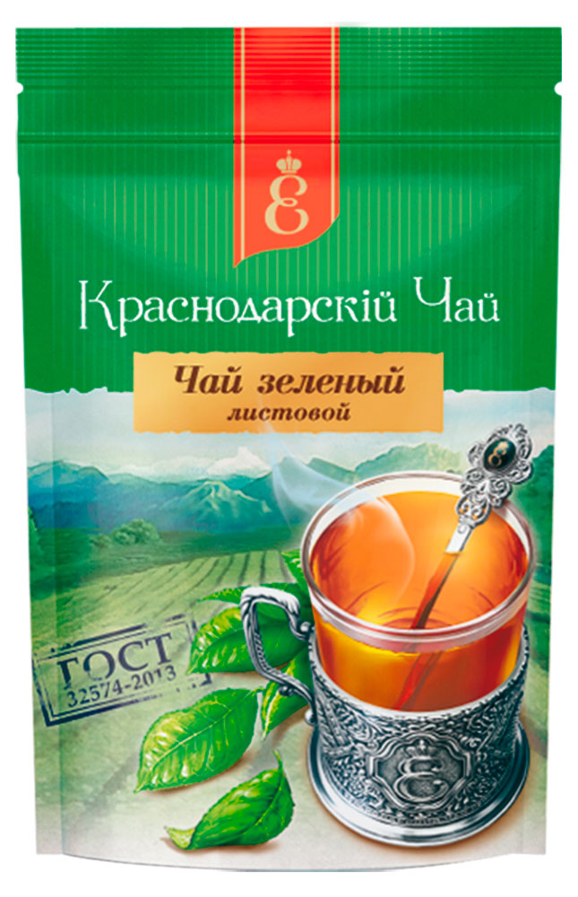 

Чай зеленый ВЕКА Краснодарский чай листовой, 90 г