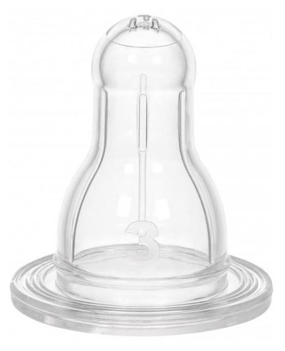 

Соска Wee Baby силиконовая с узким горлышком от 18 мес. 3, 1 шт