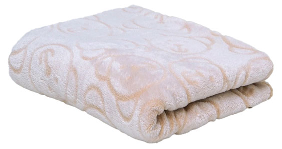 

Плед-покрывало детское Baby Nice Micro Velur Мишки бежевый, 100x118 см
