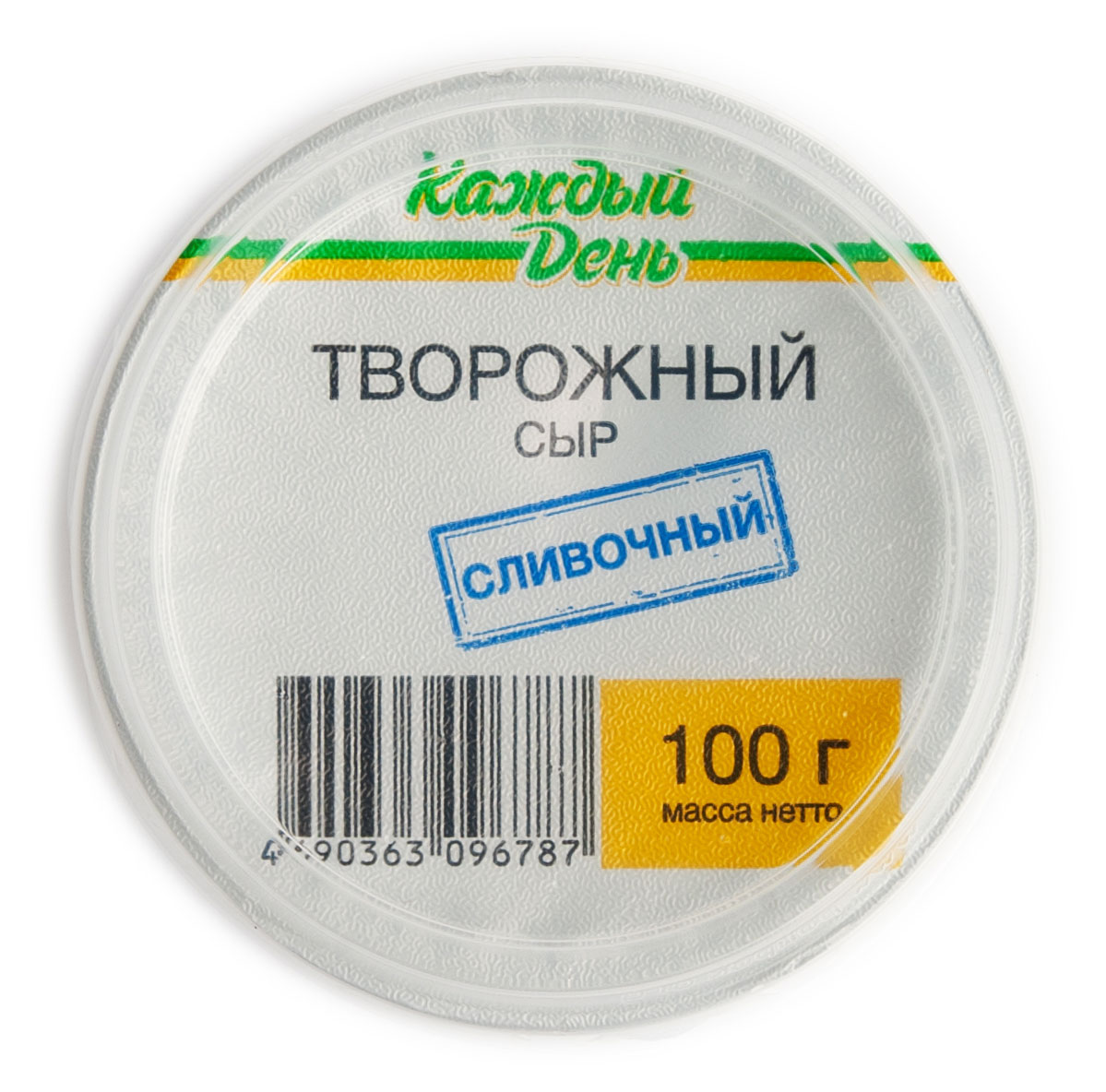 

Сыр творожный сливочный Каждый день 65% БЗМЖ, 100 г