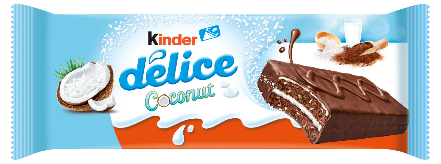 

Пирожное бисквитное Kinder Delice Кокос, 37 г