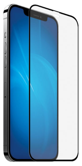 

Защитное стекло mObility для Apple iPhone 12/12 Pro Full Screen черное