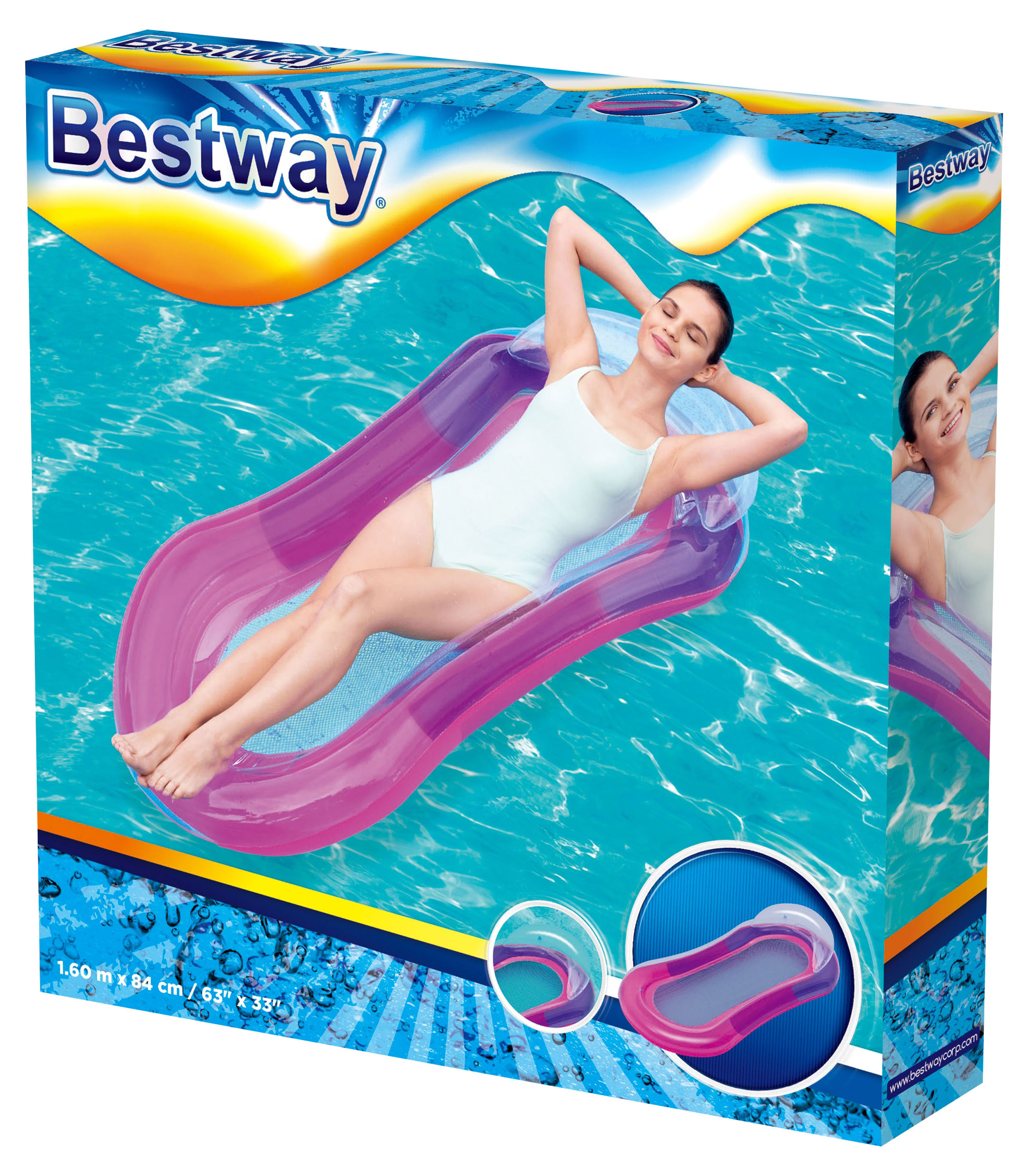 

Матрас надувной Bestway Аквазона, 153х74х28 см
