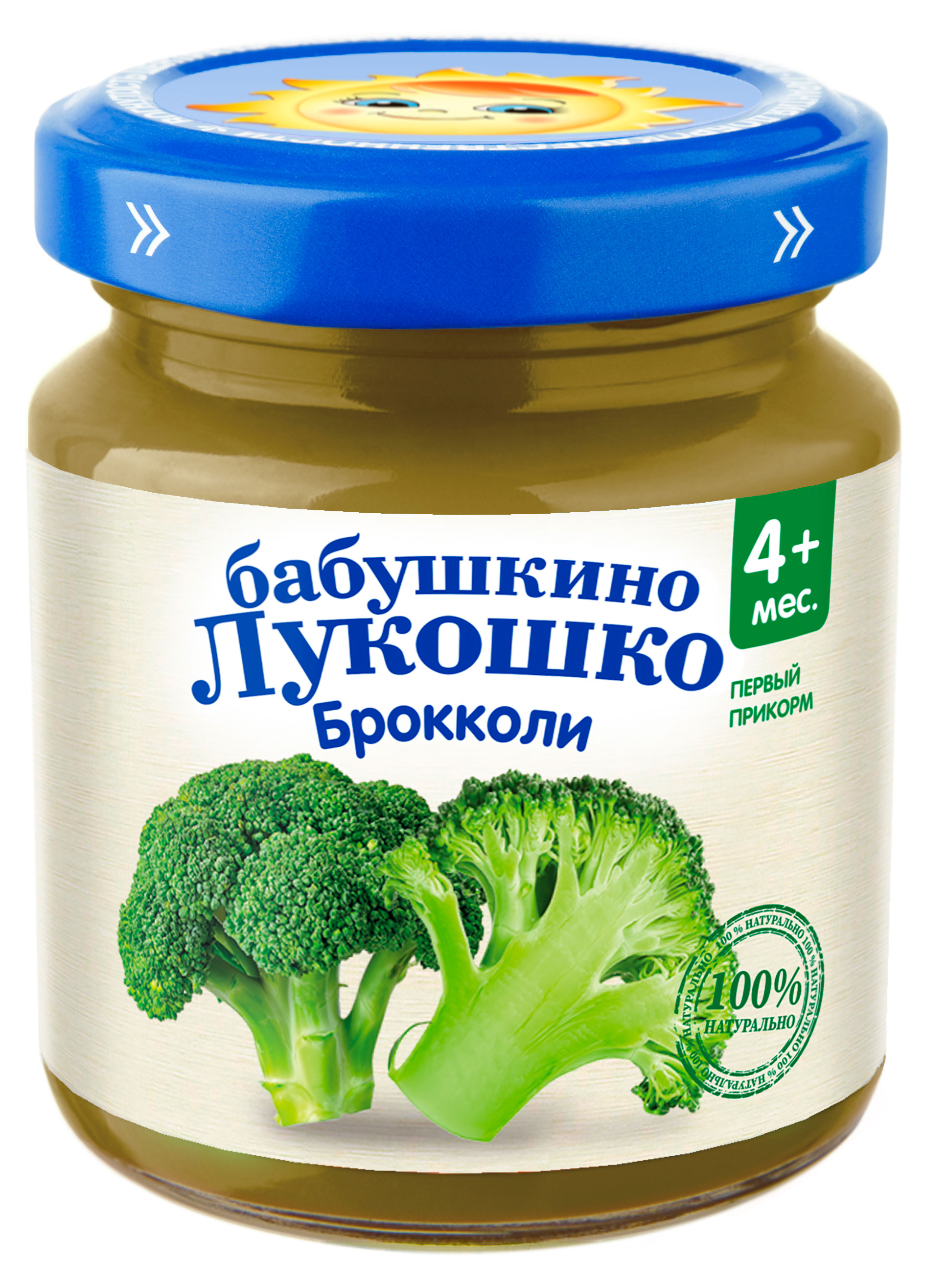 

Пюре Бабушкино Лукошко Брокколи с 4 мес, 100 г
