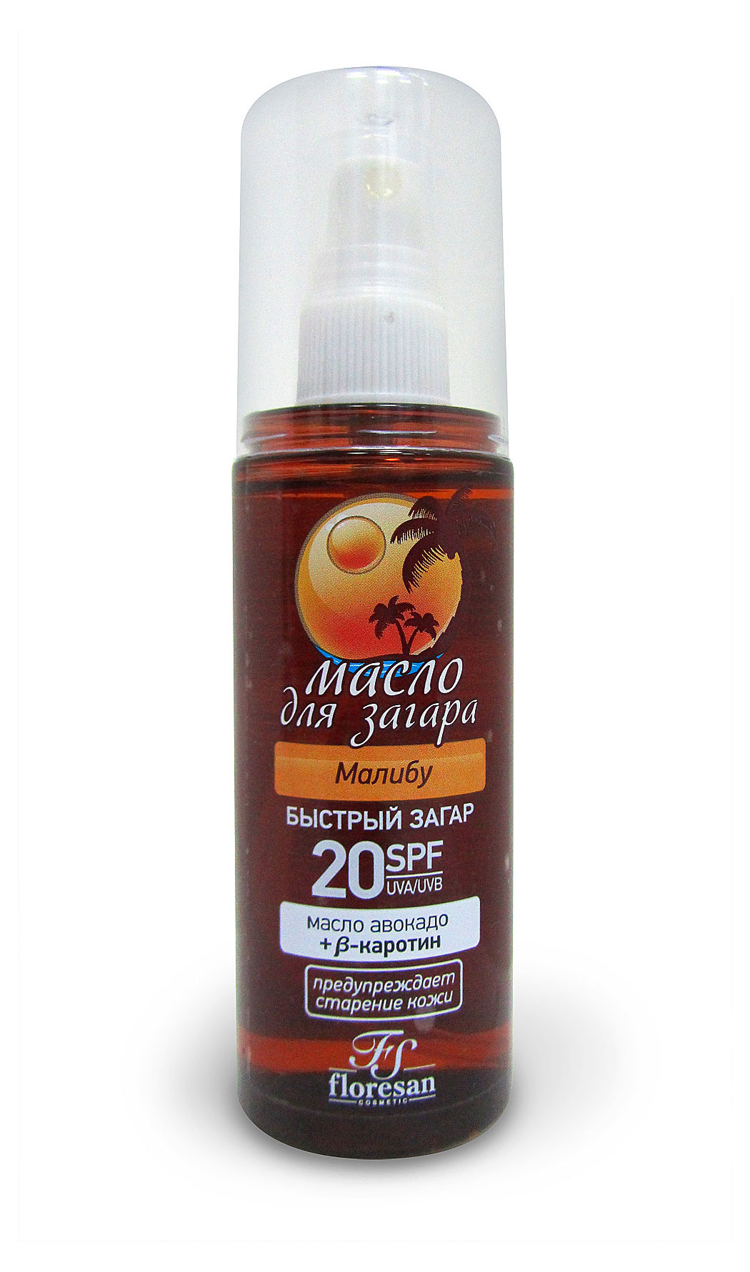 

Масло для загара Floresan Малибу SPF 20, 135 мл
