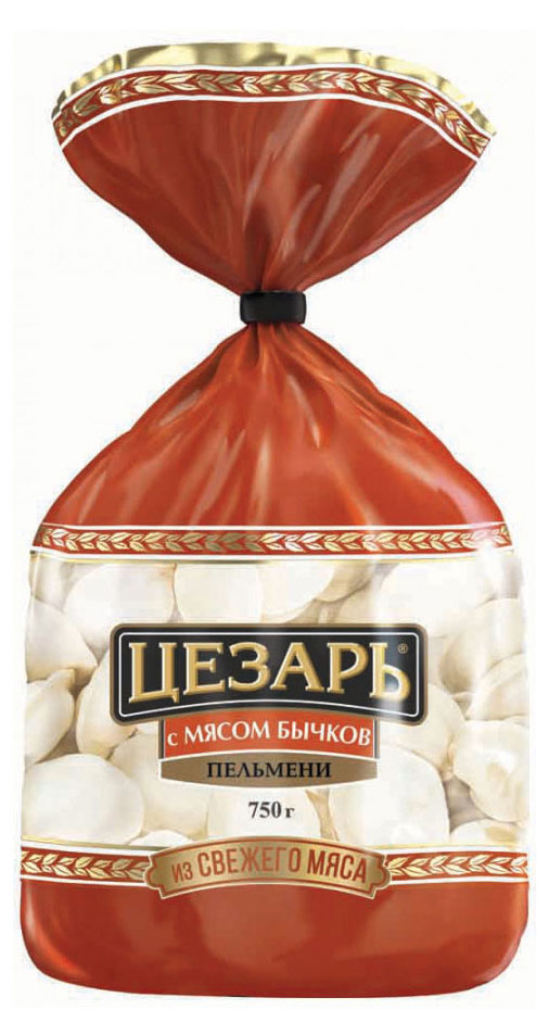 

Пельмени Цезарь с мясом бычков, 750 г