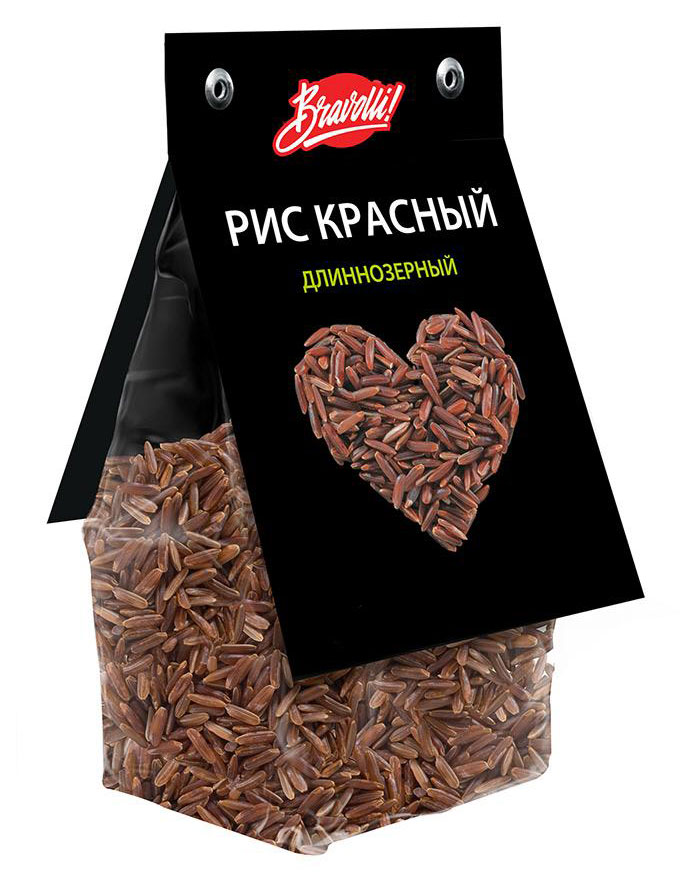

Рис Bravolli! Красный длиннозерный, 350 г