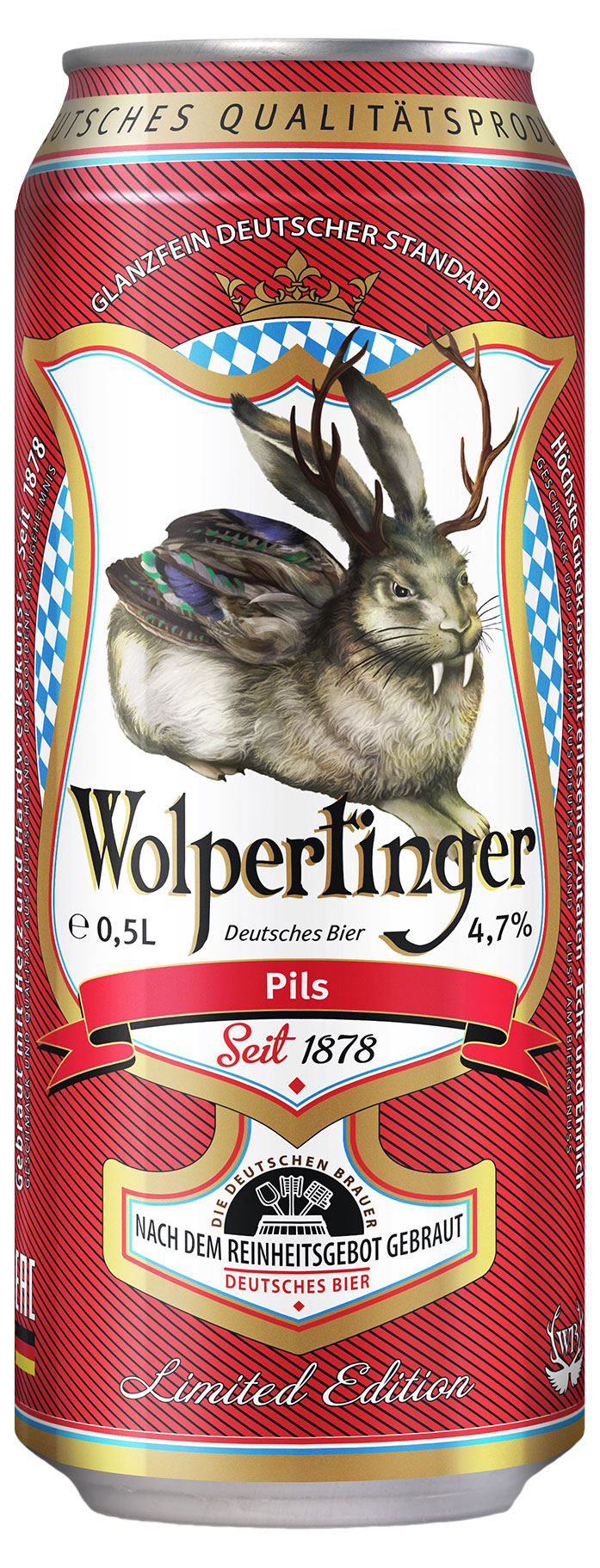 

Пиво Wolpertinger светлое фильтрованное 4,7%, 500 мл