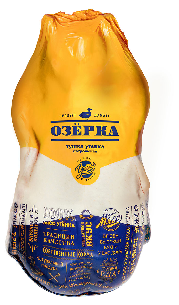 Изображение товара Тушка утенка «Озерка» 1 Сорт охлажденная, ~ 2,5 кг