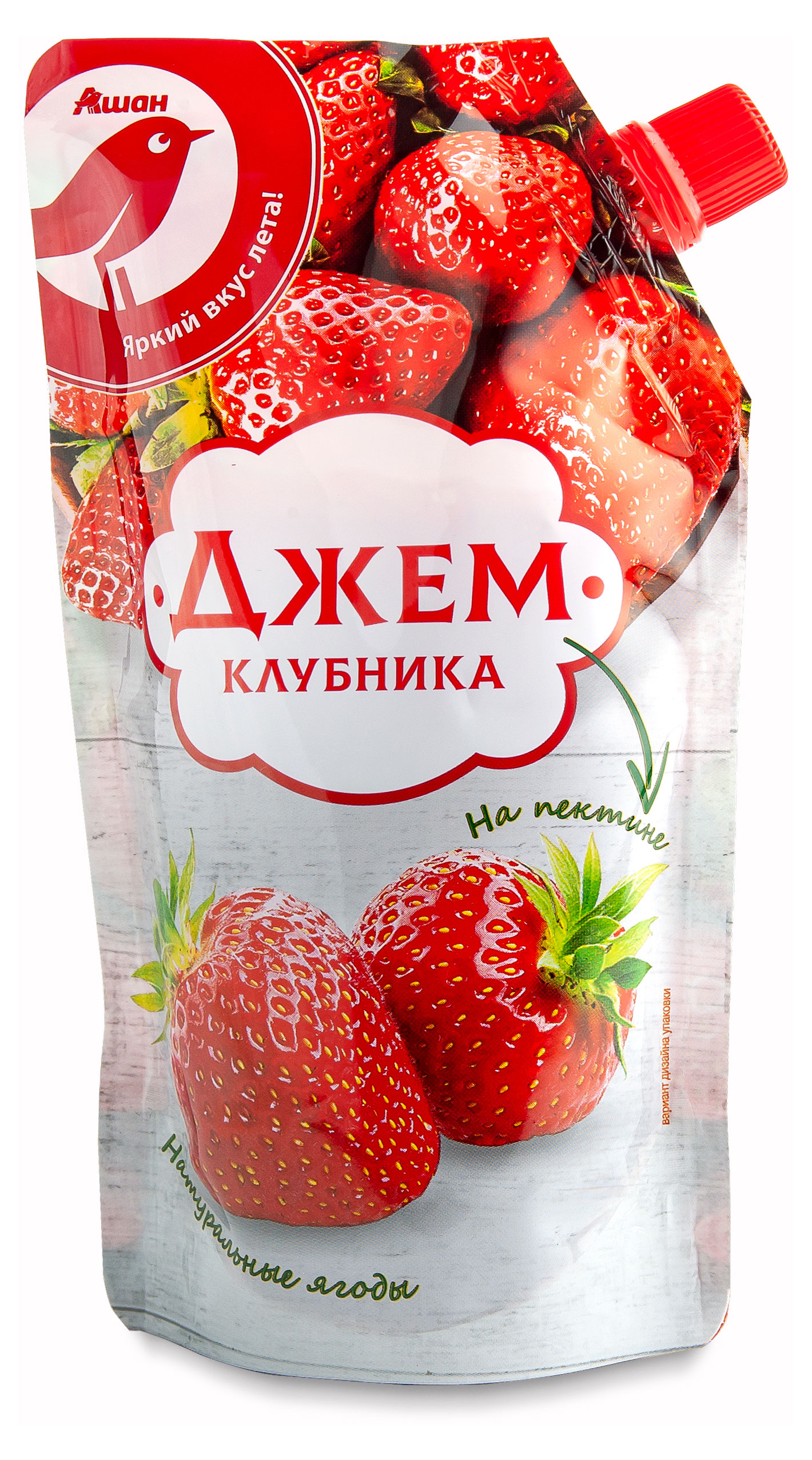 

Джем АШАН Красная птица клубничный, 270 г
