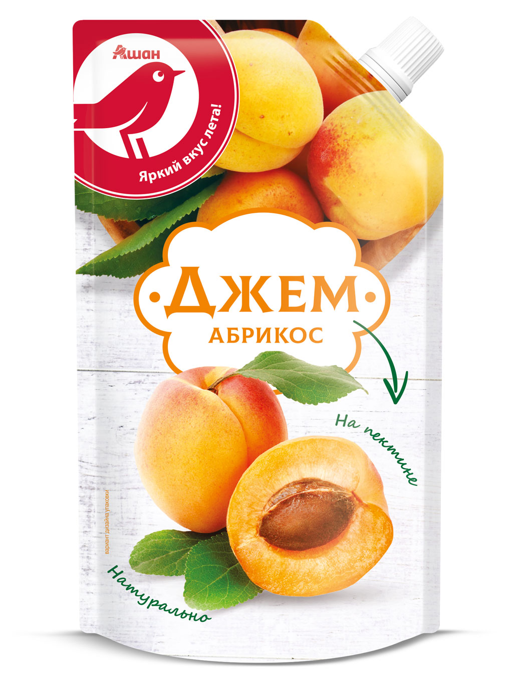 

Джем АШАН Красная птица абрикосовый, 270 г