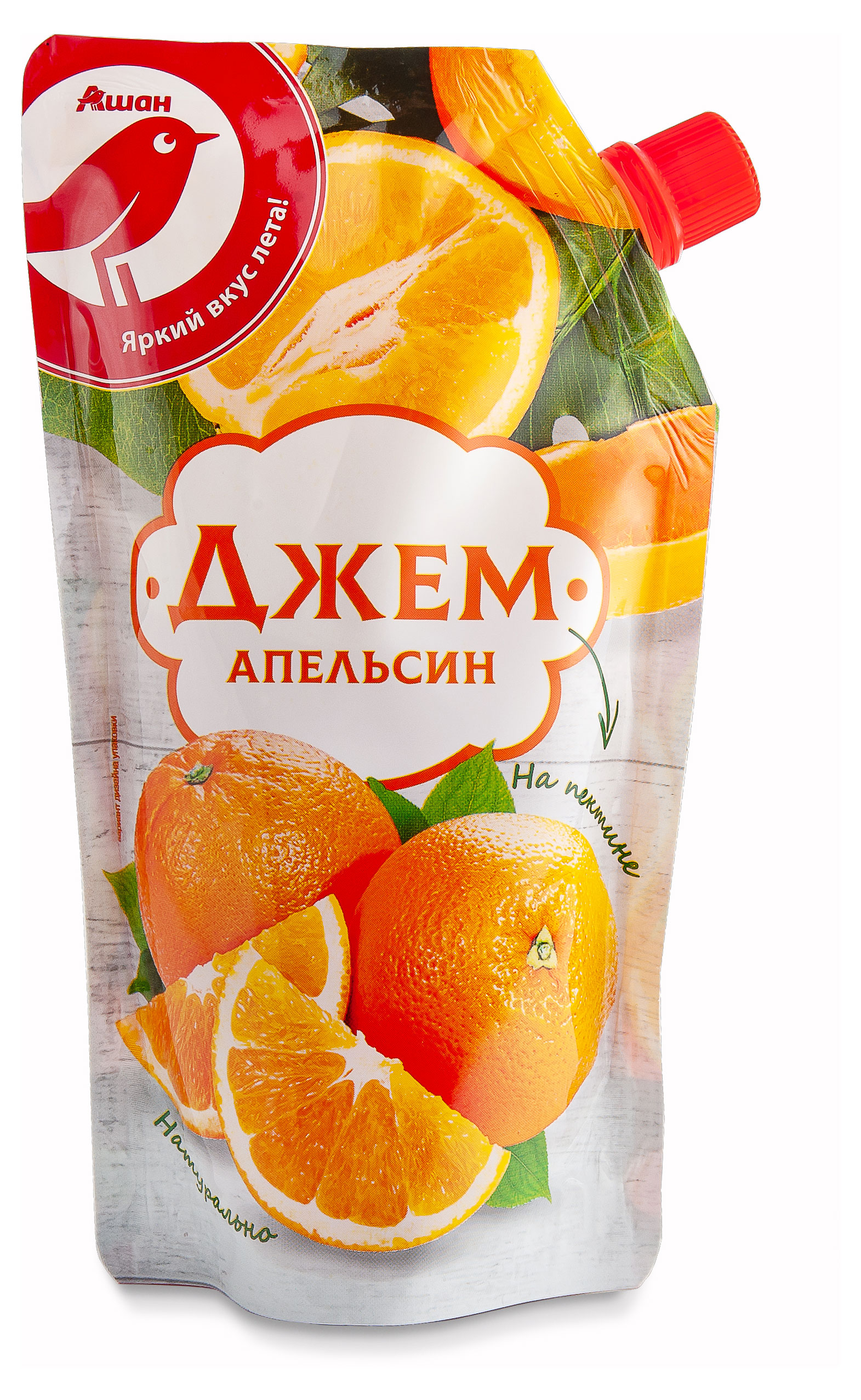 

Джем АШАН Красная птица апельсиновый, 270 г