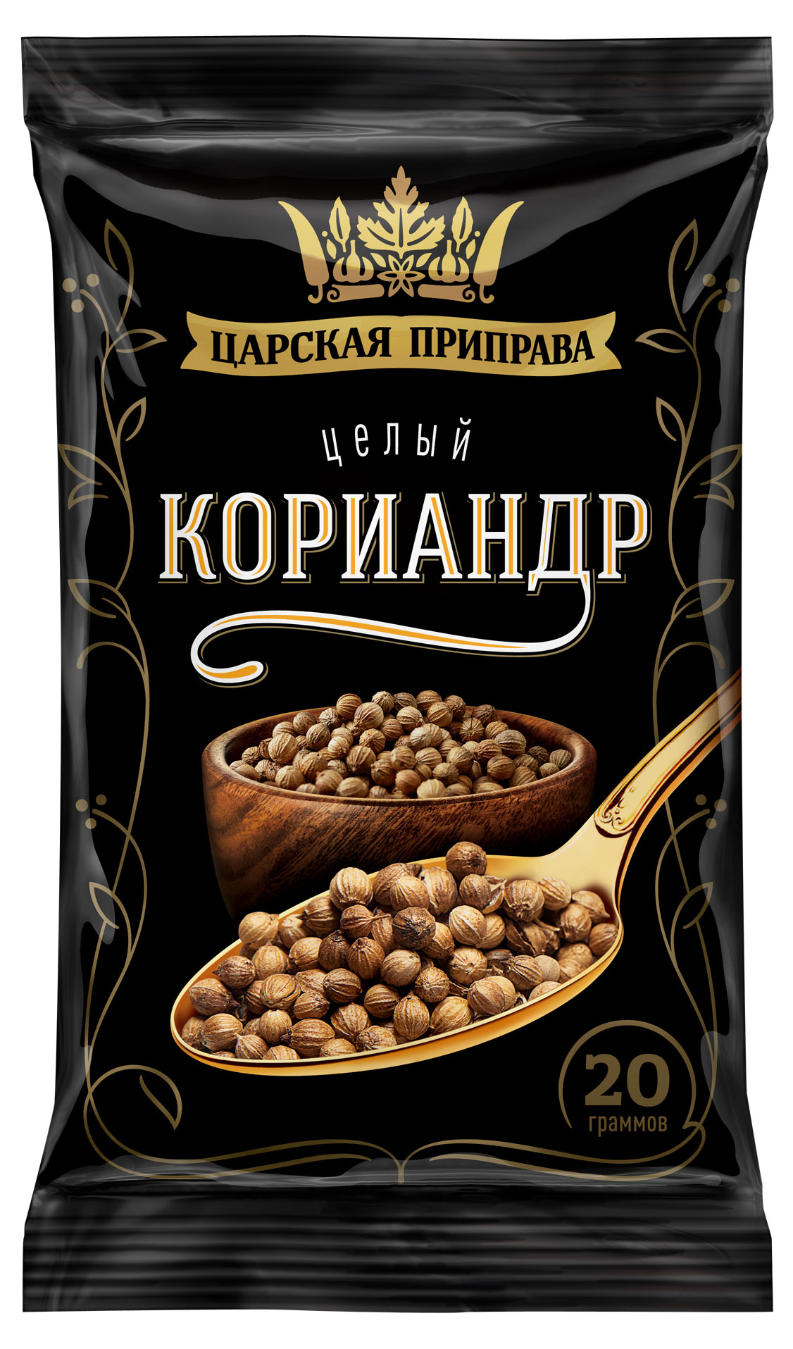 

Кориандр Царская приправа целый зерно, 20 г