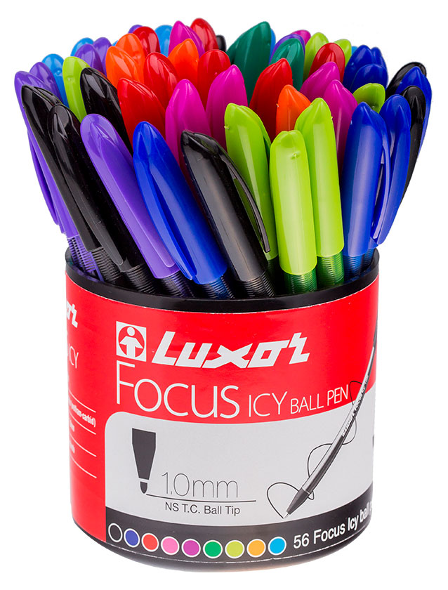 

Ручка шариковая Luxor Focus Icy, 1 мм