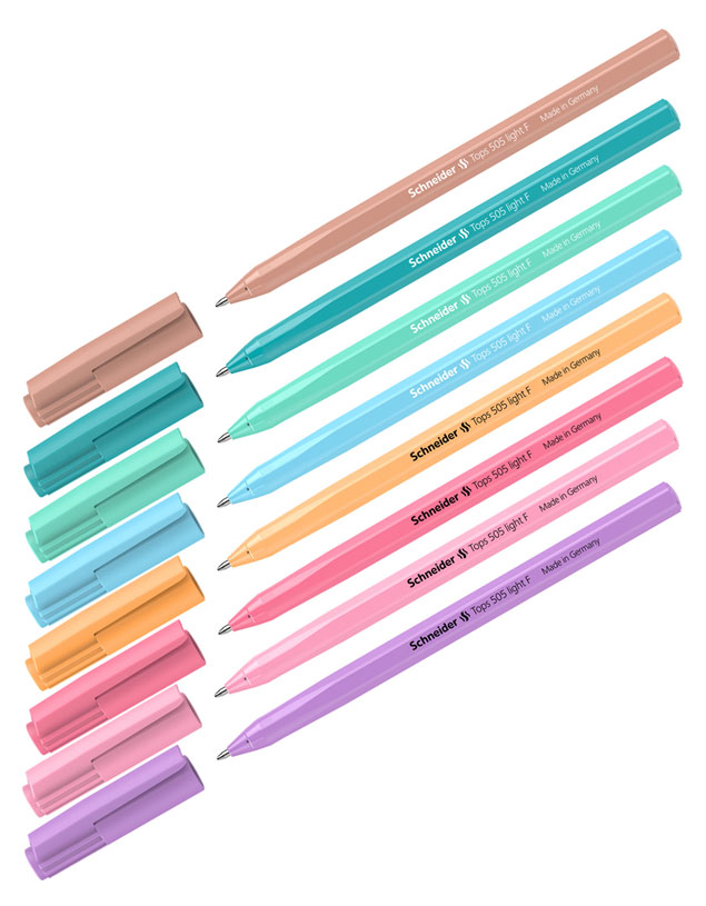 

Ручка шариковая Schneider Tops 505 F Pastel синяя, 0,8 мм