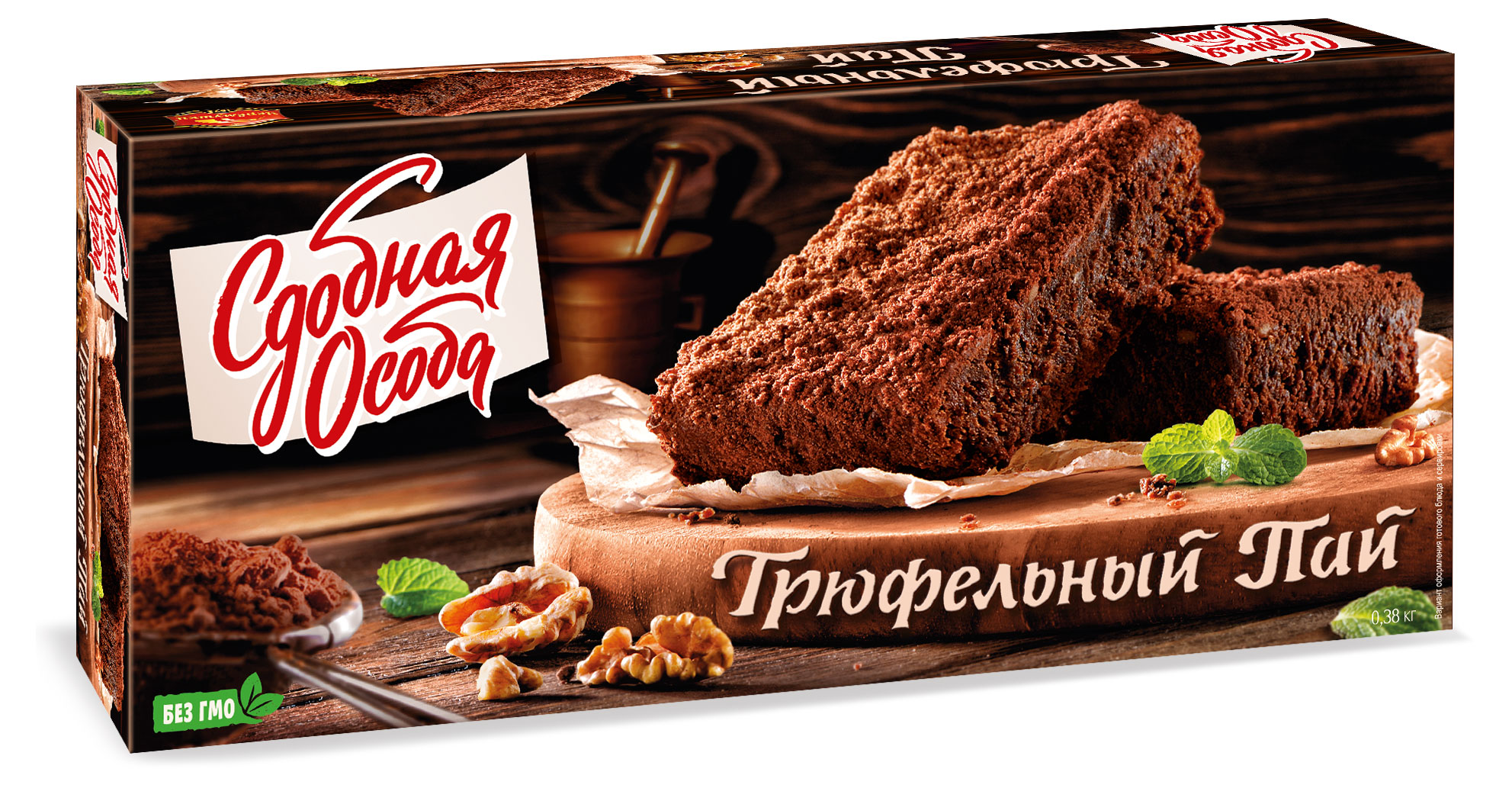 

Пирог Сдобная Особа Трюфельный пай, 380 г