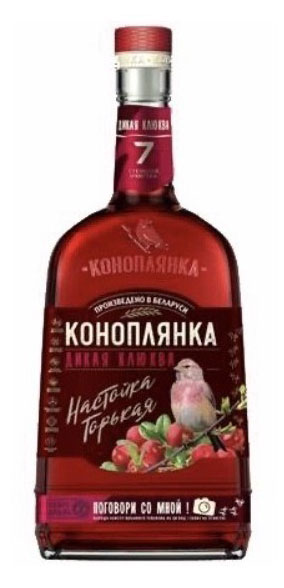 

Настойка Коноплянка Дикая Клюква Беларусь, 0,5 л