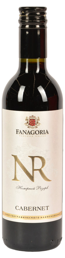

Вино Fanagoria NR Cabernet красноесухое Россия, 0,375 л