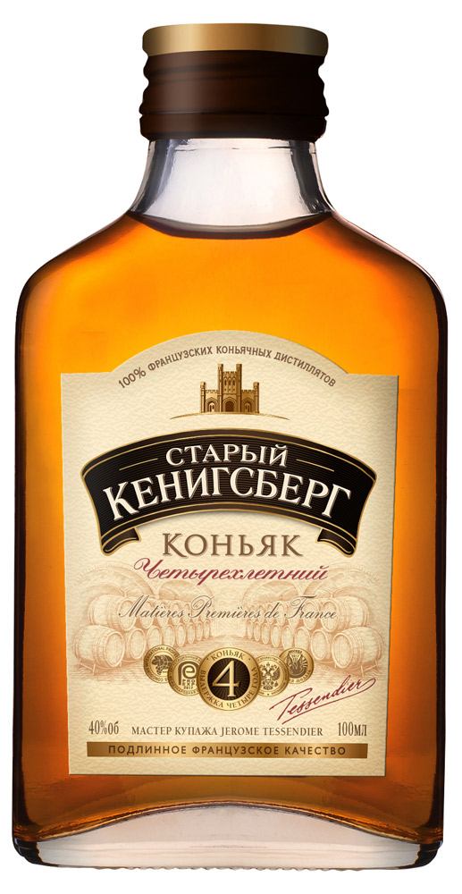 

Коньяк Старый Кенигсберг четырехлетний Россия, 0,1 л