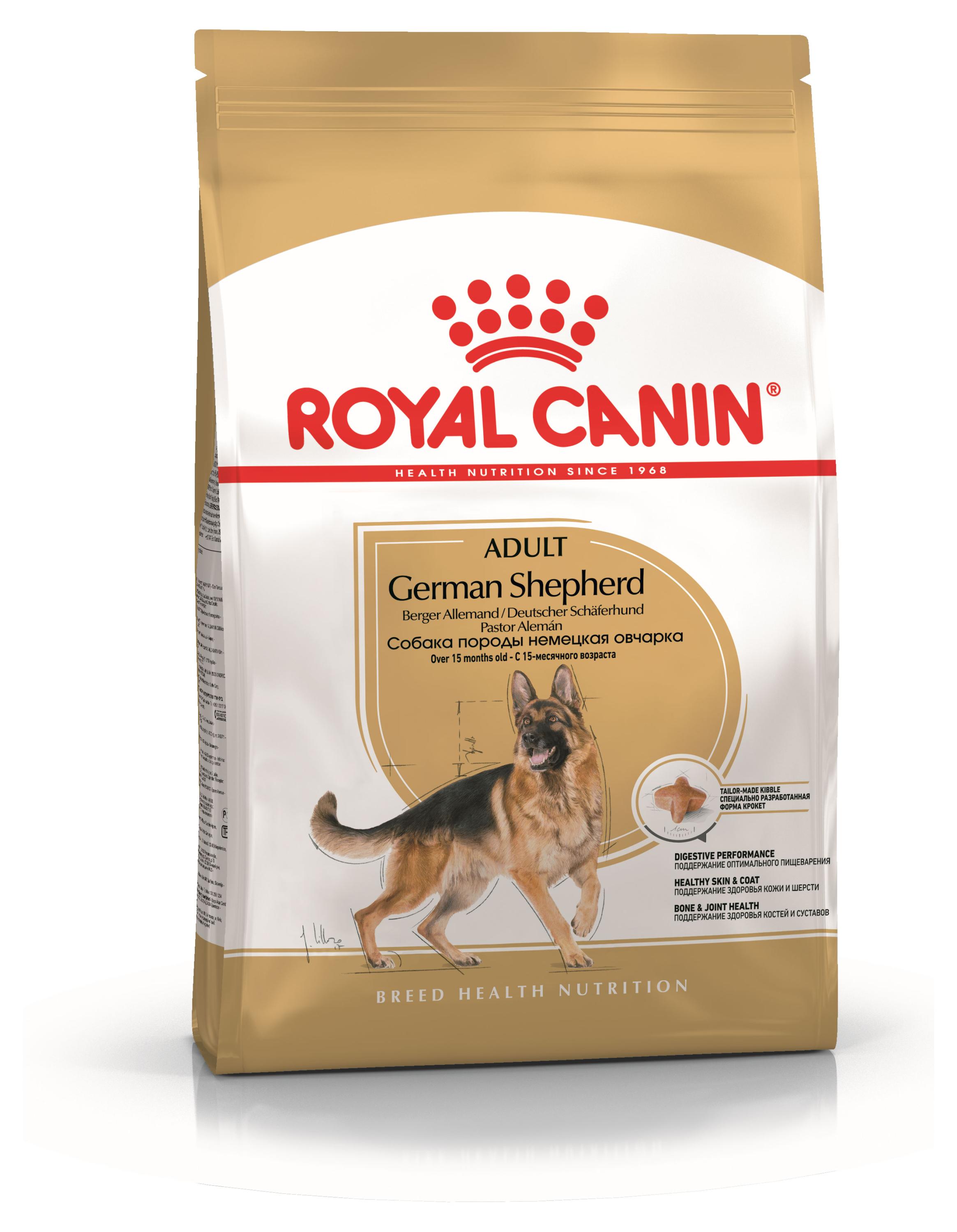 

Сухой корм для собак породы немецкая овчарка Royal Canin German Shepherd, 11 кг