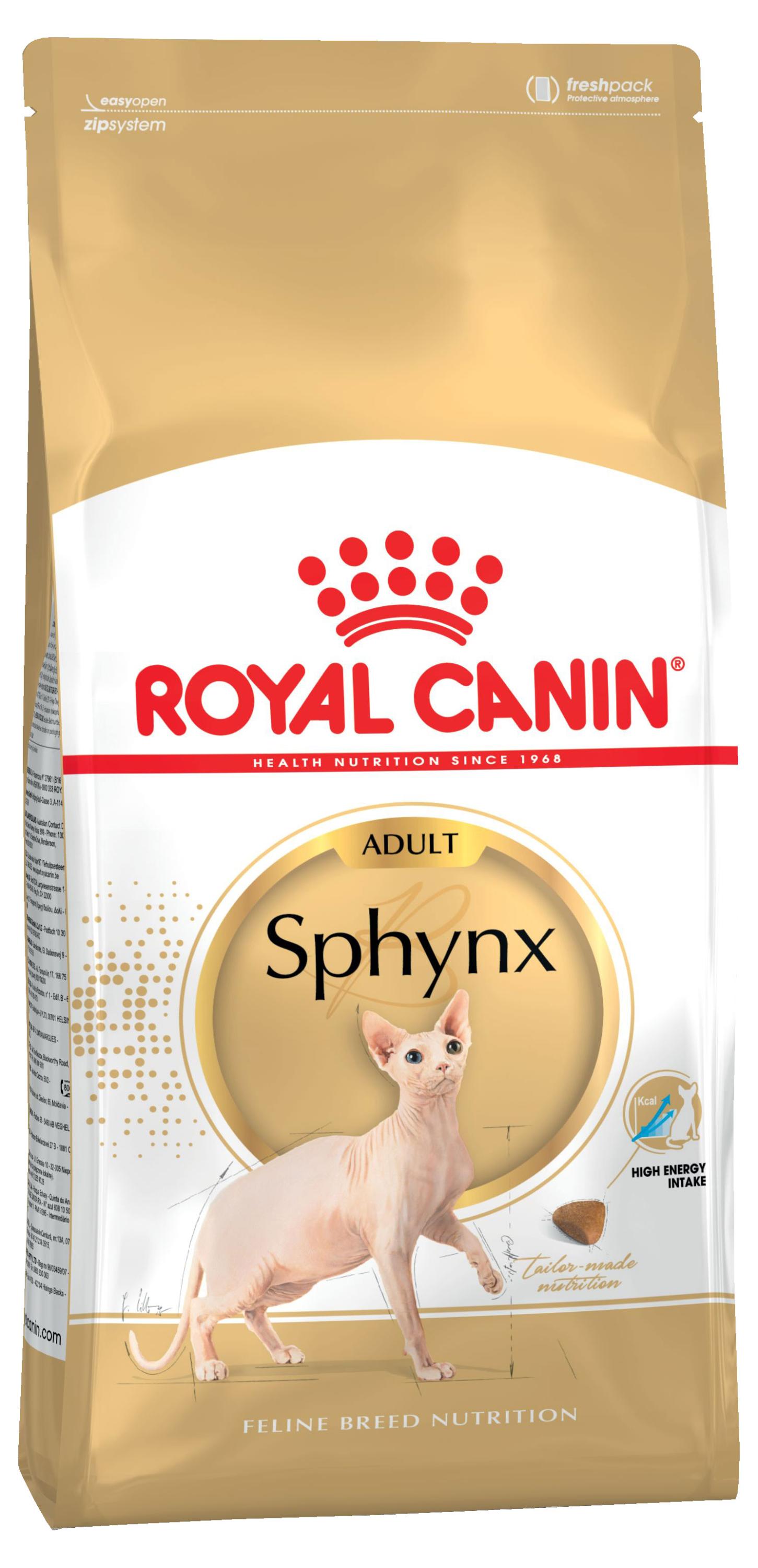

Сухой корм для кошек Royal Canin Sphynx Adult, 2 кг