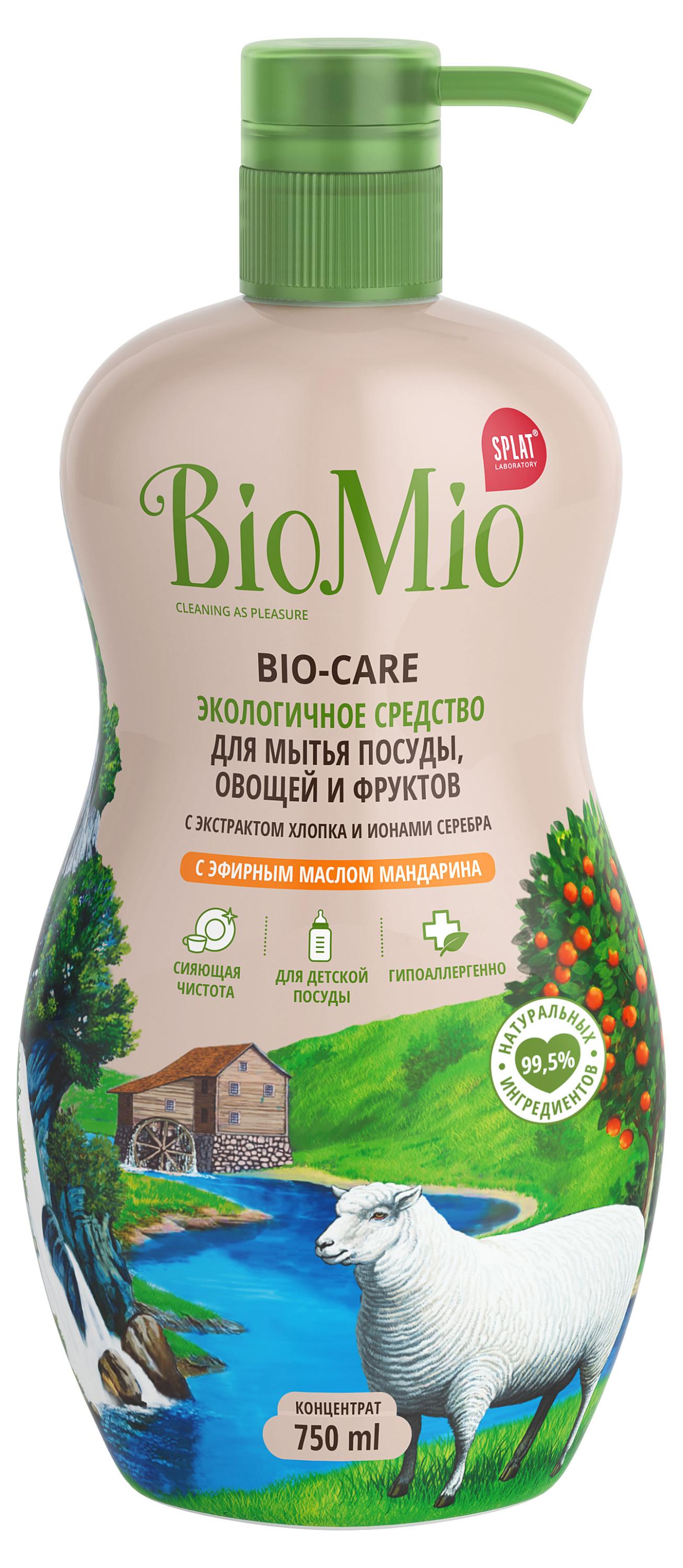 

Средство для мытья посуды Экологичное BioMio Bio-Care Концентрат. Мандарин, 750 мл