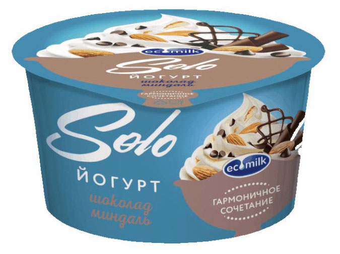 

Йогурт Ecomilk.Solo с шоколадом и миндалем 4,2% БЗМЖ, 130 г