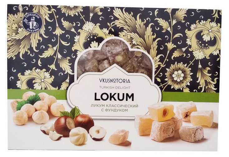 

Лукум Vkusnotoria с фундуком, 250 г